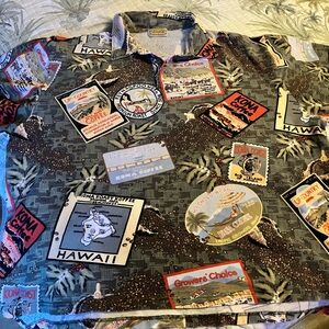 Men’s 2XL Hawaiian polo shirt